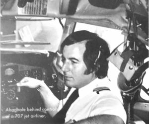 Frank Abagnale posing as a pilot